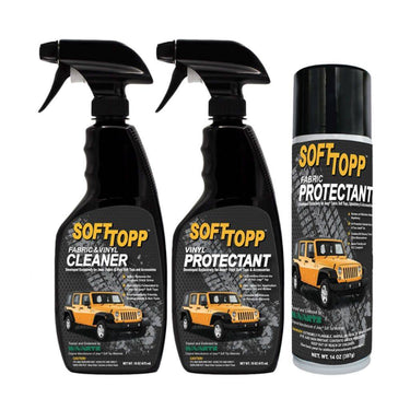 FABRIC & VINYL SOFT TOP CLEANER AND PROTECTANT KIT Vinyl Cleaner and Protectant